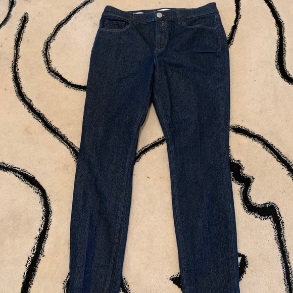 Loft Skinby‎ shimmer stretch jeans. Maybe worn once. Retail 89.50 - Picture 1 of 6